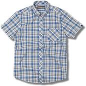 View Item Ben Sherman Oversize Union Fit Mod S/S Button Down Bright Check Shirt Blue